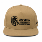 Boné Jiu-Jitsu com Cristo - Bege