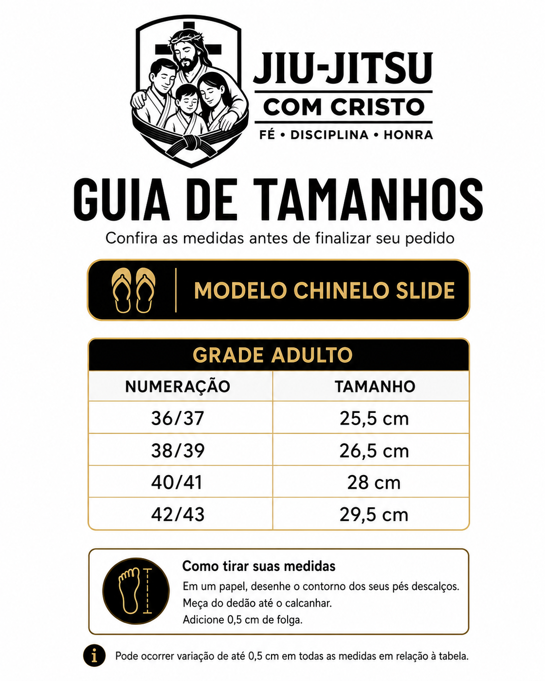 Chinelo Slide Jiu-jitsu Com Cristo - Branco Premium