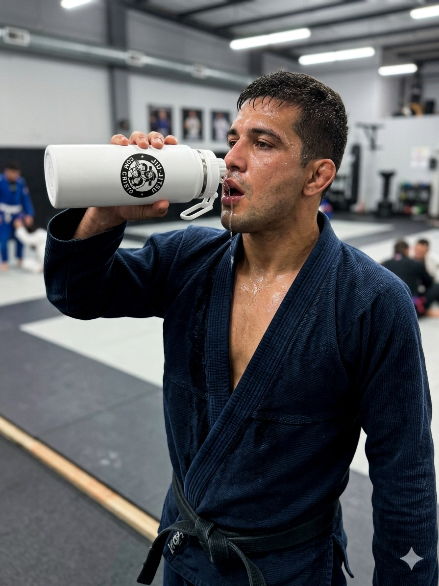 Garrafa Térmica Jiu-Jitsu com Cristo